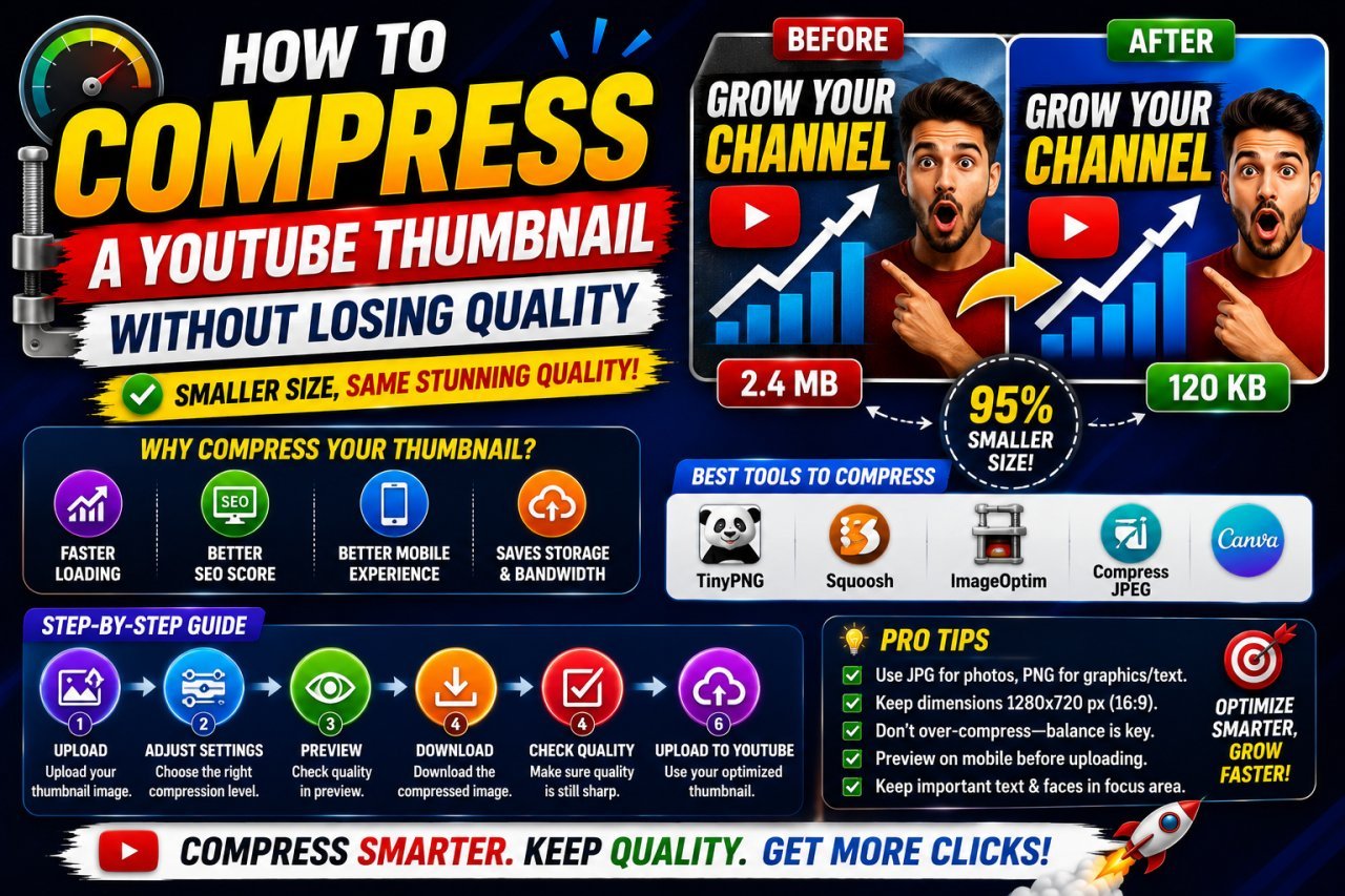 How to compress a YouTube thumbnail without losing quality