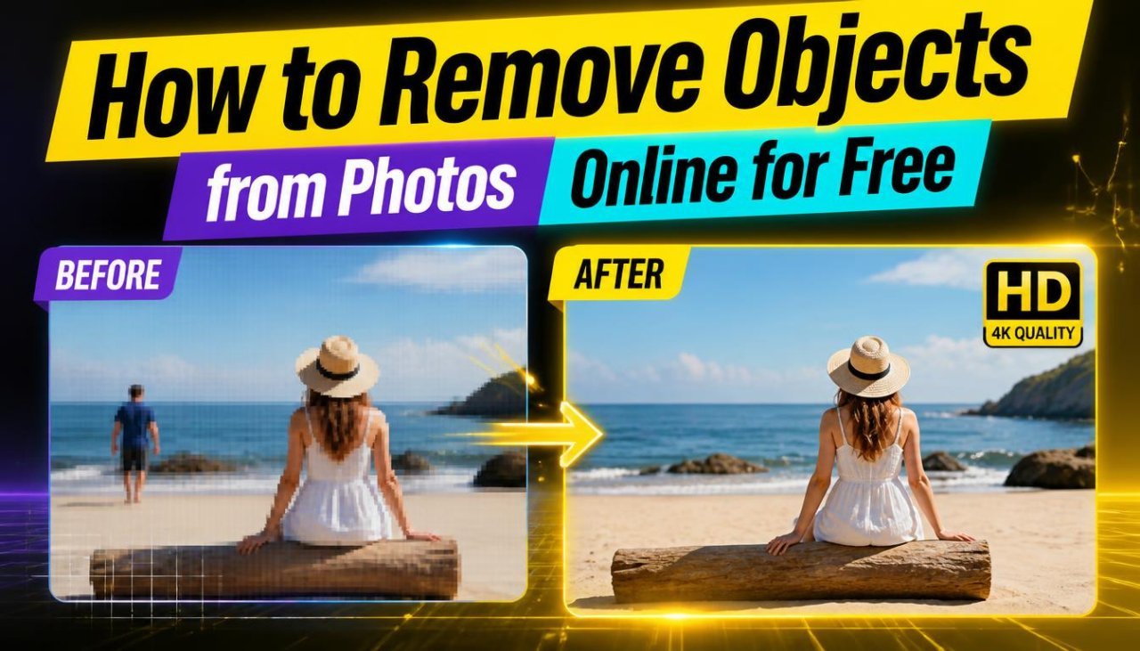 Remove unwanted objects from a photo online for free